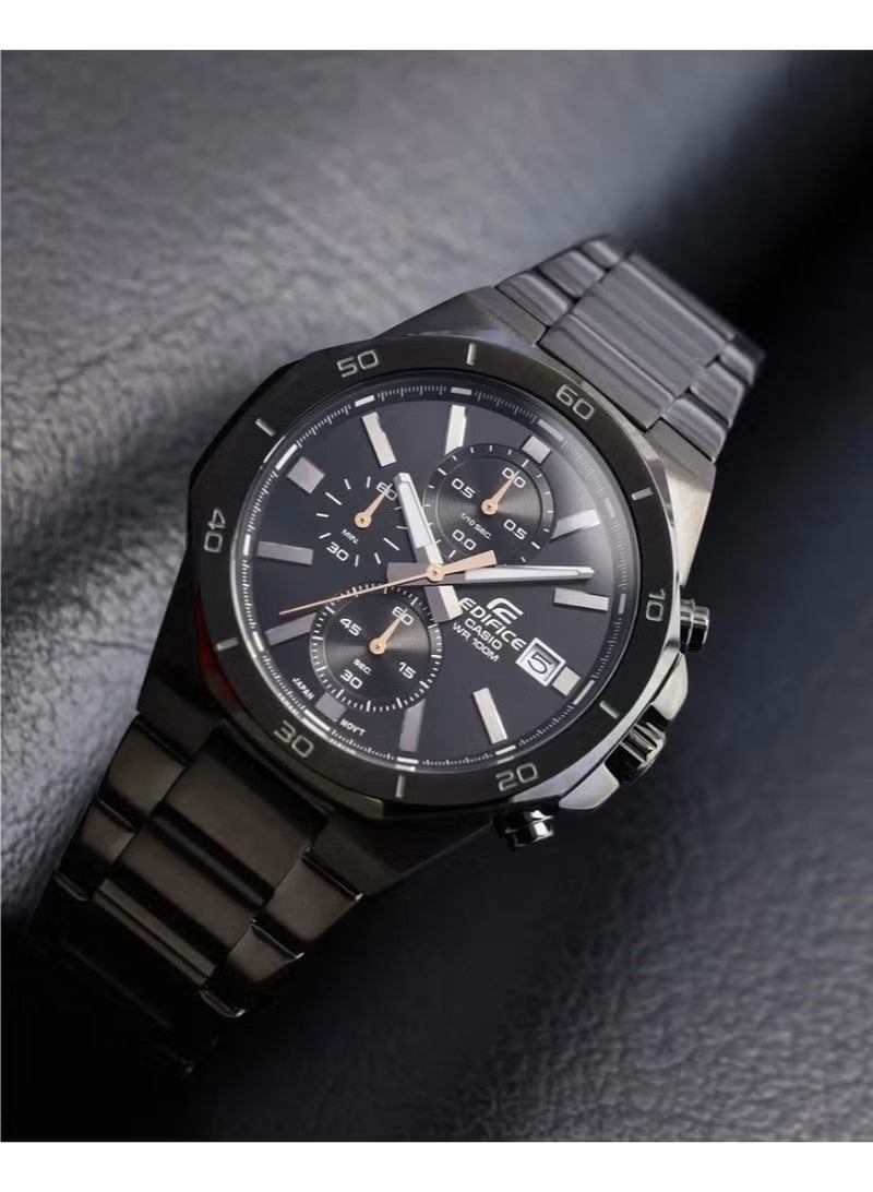 CASIO EDIFICE Standard Chronograph Men Watch EFV-640DC-1AVUDF - 47 × 44.3 × 10.8 mm - Image 2